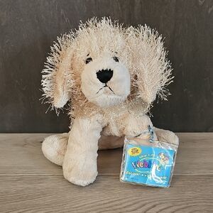 Sealed Code Webkinz HM010 Golden Retriever‎ Dog Plush - With Unused Active Code